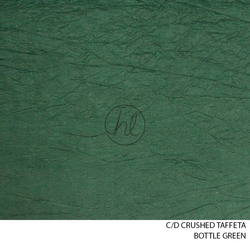 C/D Crushed Taffeta CP 280cm Bottle Green