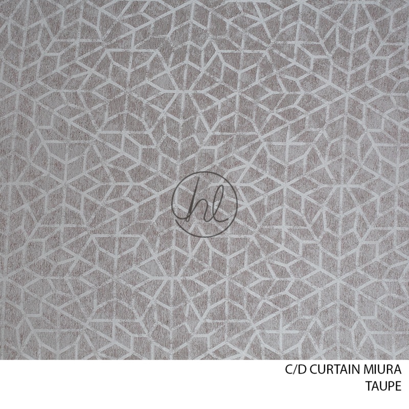 C/D Curtain Miura 043B CP280cmTaupe