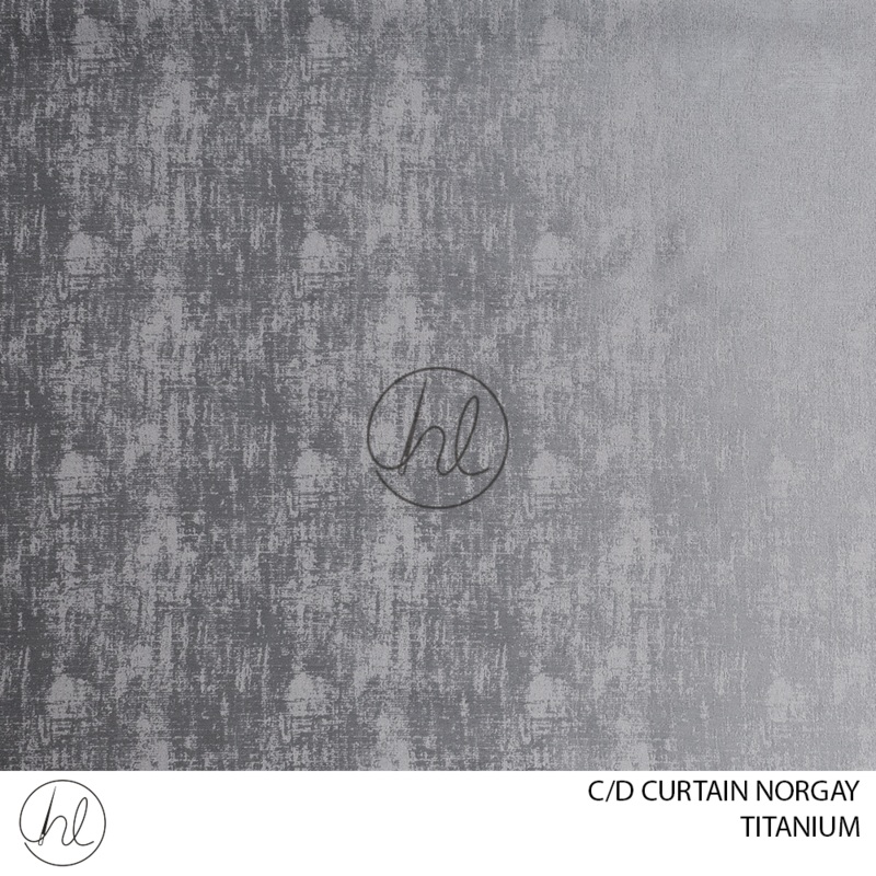 C/D Curtain Norgay 018A CP 280cm Titanium