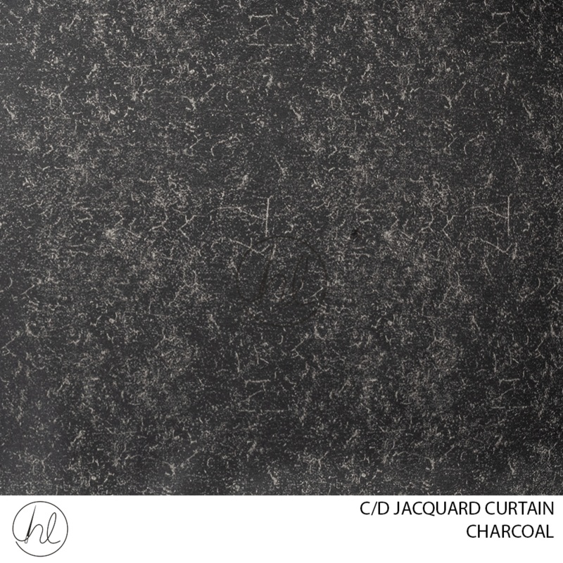C/D Jacquard CurtainCBC6 280cm Charcoal