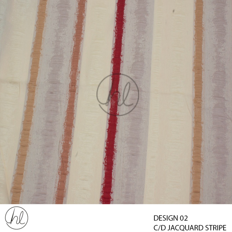 C/D JACQUARD STRIPEP/MC/D JACQUARD STRIPEP/MDESIGN 02280CM RED