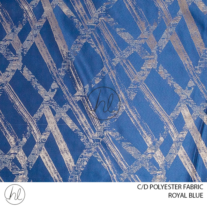 C/D Polyester Fabric 301 CP 280cm Royal Blue