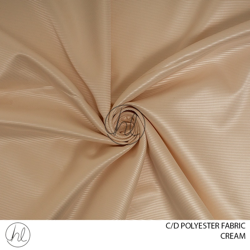 C/D Polyester Fabric 3501 - CP 300cm Cream