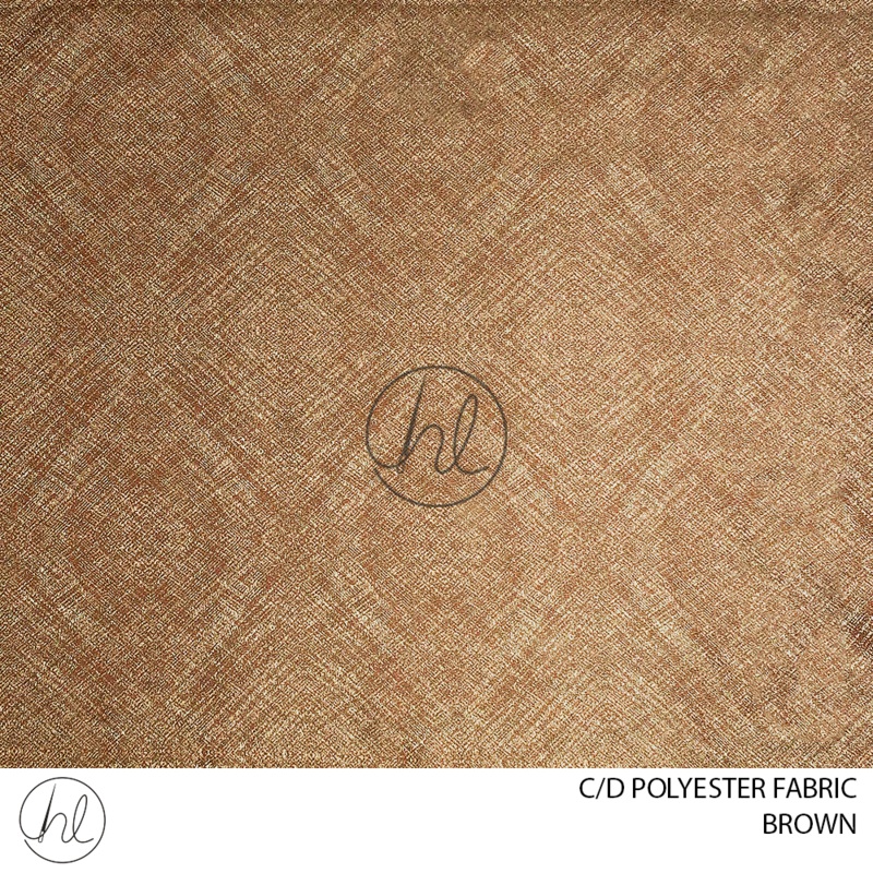 C/D Polyester Fabric 4317 CP 300cmBrown