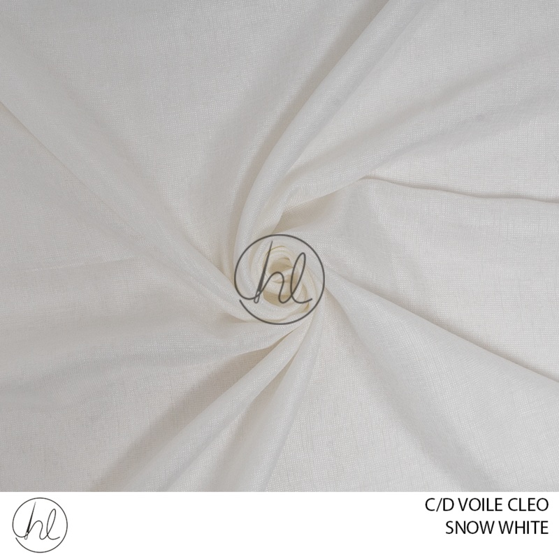 C/D Voile Cleo CLSW CV 280cm Snow White