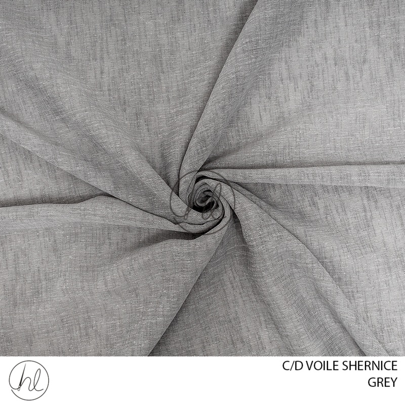 C/D Voile Shernice GFH062E CP 280cm Grey