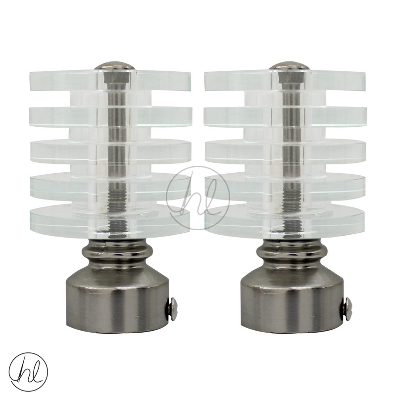 FINIAL NEBULA 2 PER PACK 25MM STAINLESS STEEL