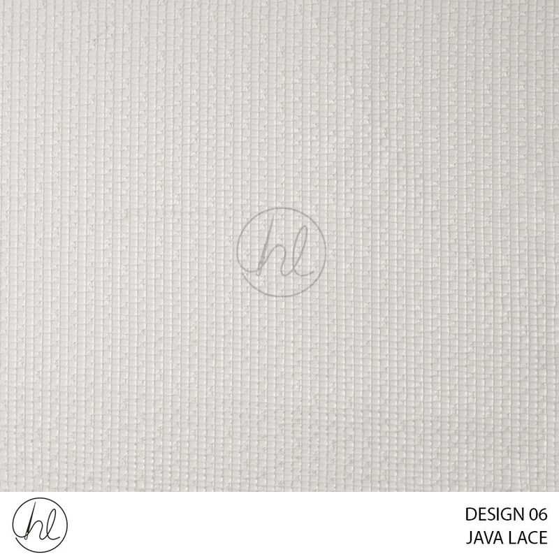 JAVA LACE 53 DESIGN 06 CREAM 280CM WIDE PER M
