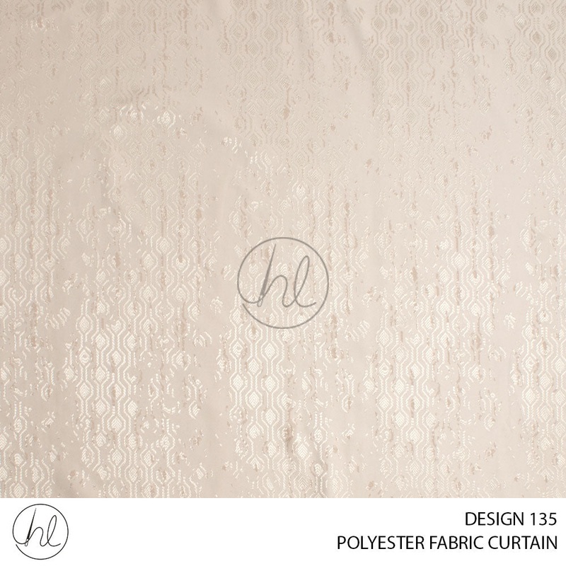 POLYESTER FABRIC DESIGN 135 CREAM 280CM PER M