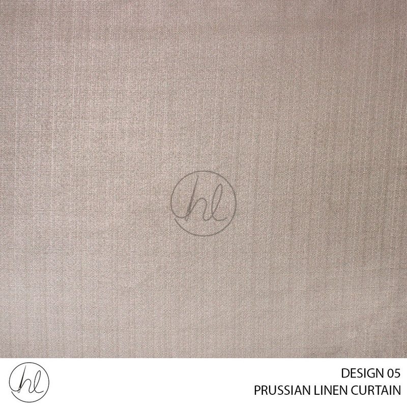 PRUSSIAN LINEN CURTAIN DESIGN 02 FAWN 280CM PER M