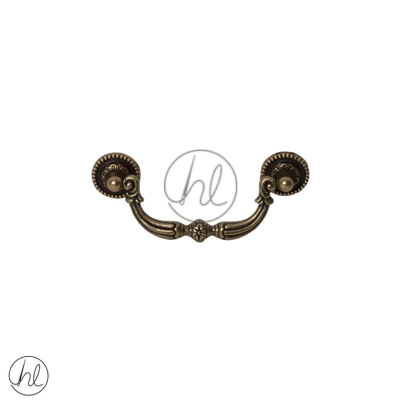 ROSE DROP HANDLE 96CC 922 ANTIQUE BRASS