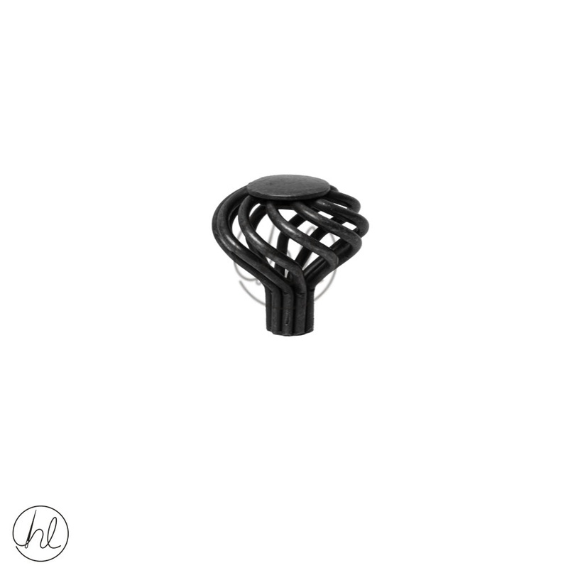 ROUND BIRDCAGE KNOB 922 PEWTER