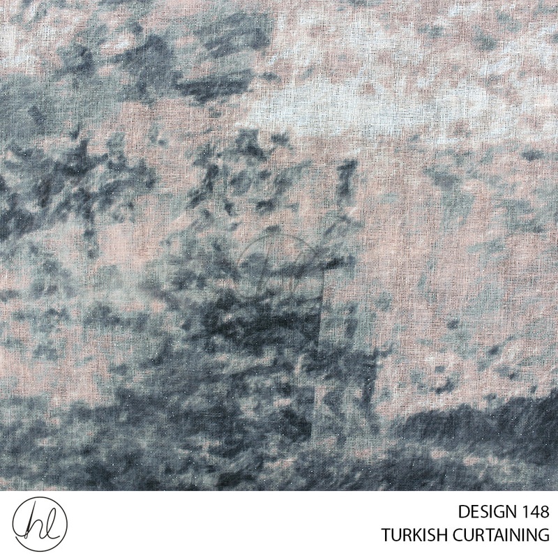 TURKISH CURTAINING DESIGN 148 280CM PER M CHARCOAL