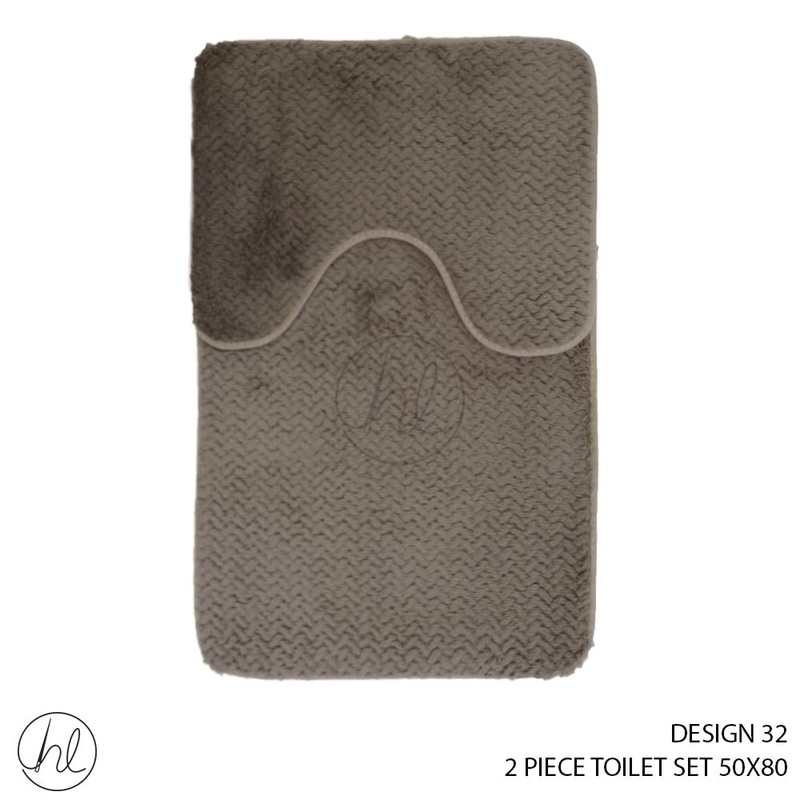 2 PIECE TOILET SET 50X80 DESIGN 32 Beige