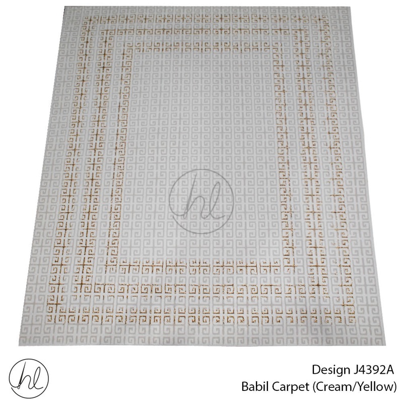 CARPET BABIL 4392A CRM/YELLOW FREE 1