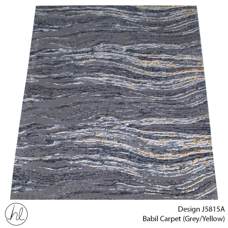 CARPET BABIL 5815A GREY/YELLOW FREE 1