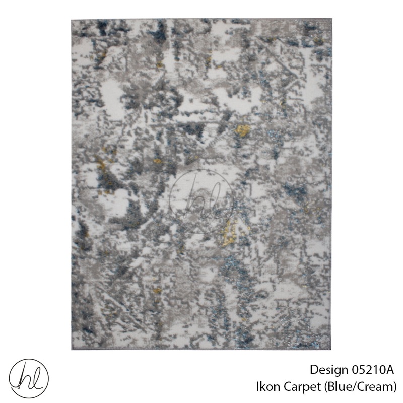 CARPET IKON 05210A BLUE/CREAM FREE 1