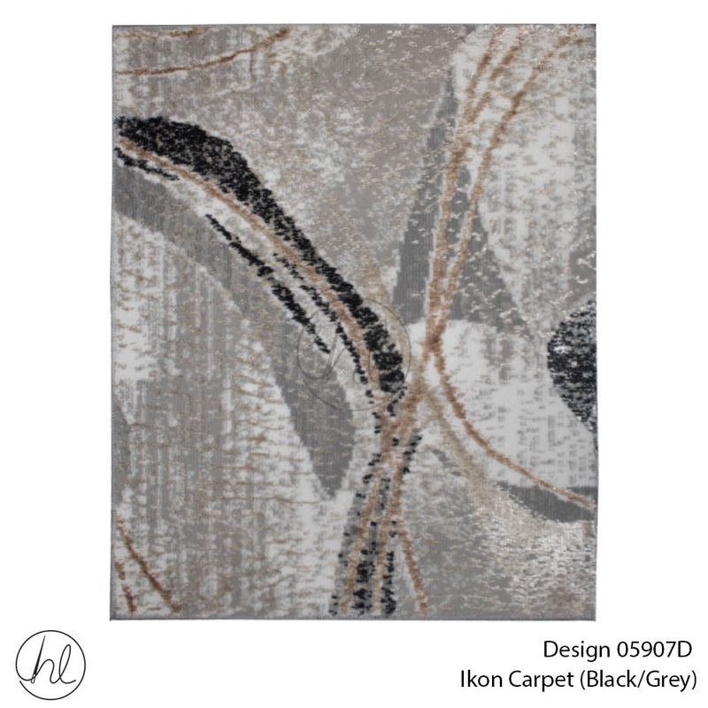 CARPET IKON 05907D BLK/GREY FREE 1