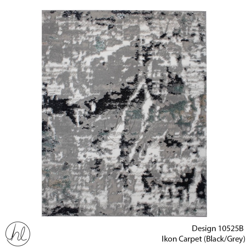 CARPET IKON 10525B BLK/GREY FREE 1