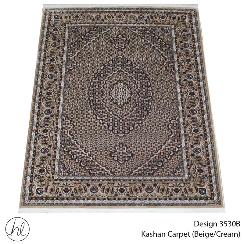 CARPET KASHAN 3530B  BEIGE/CREAM FREE 1