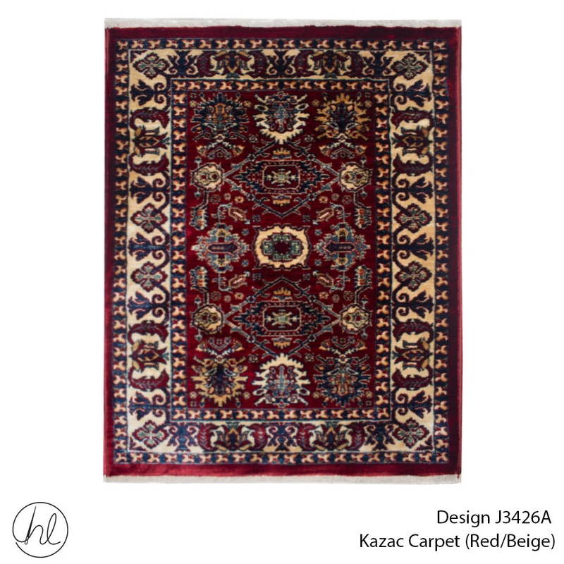 CARPET KAZAC J3426A RED/BEIGE FREE 1