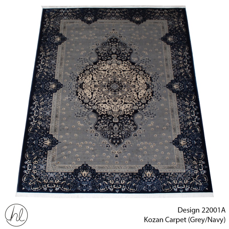 CARPET KOZAN 22001A  GREY/NAVY FREE 1
