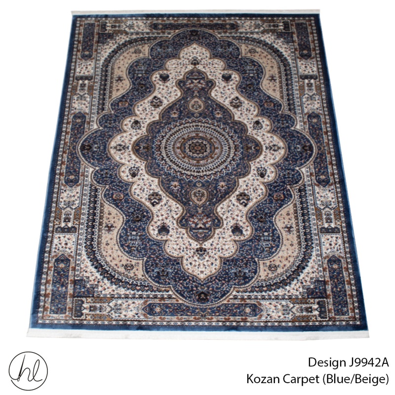 CARPET KOZAN 9942A BEIGE/BLUE FREE 1