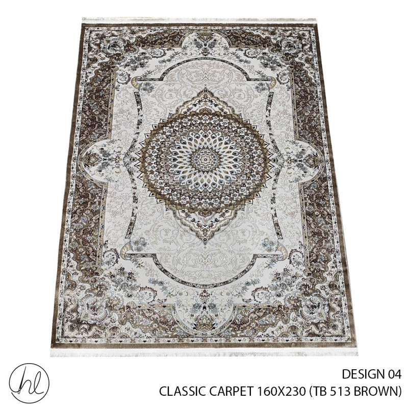 CLASSIC CARPET 160X230 DESIGN 04 BROWN