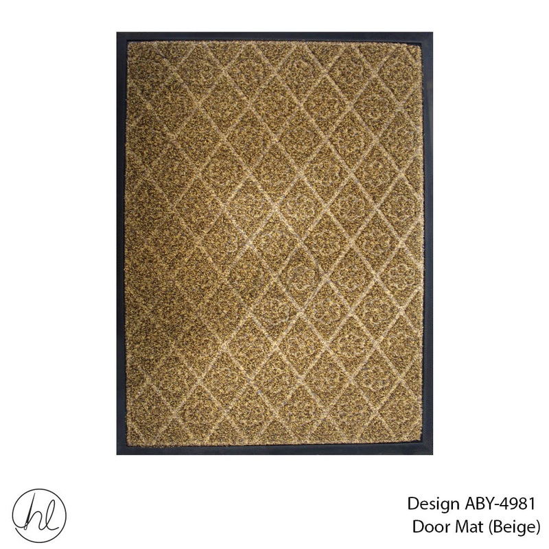 DOOR MAT DESIGN13 40X60CM BEIGE FREE
