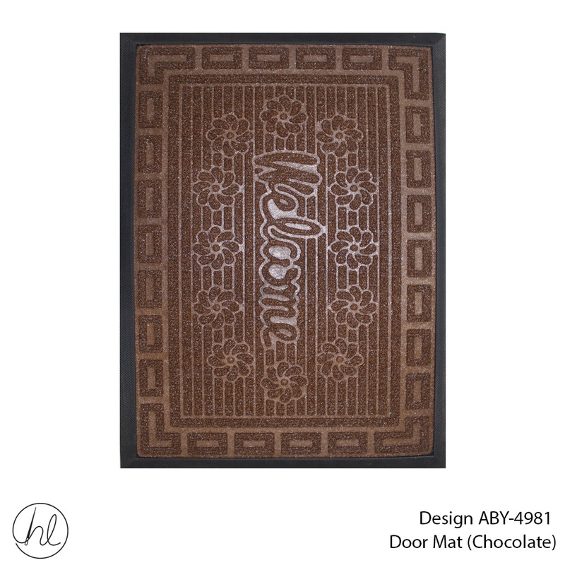 DOOR MAT DESIGN2 40X60CM  CHOCOLATE FREE