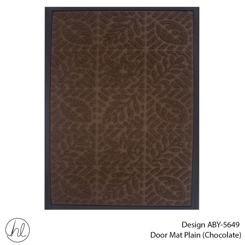 DOOR MAT DESIGN2 45X75CM CHOCOLATE FREE