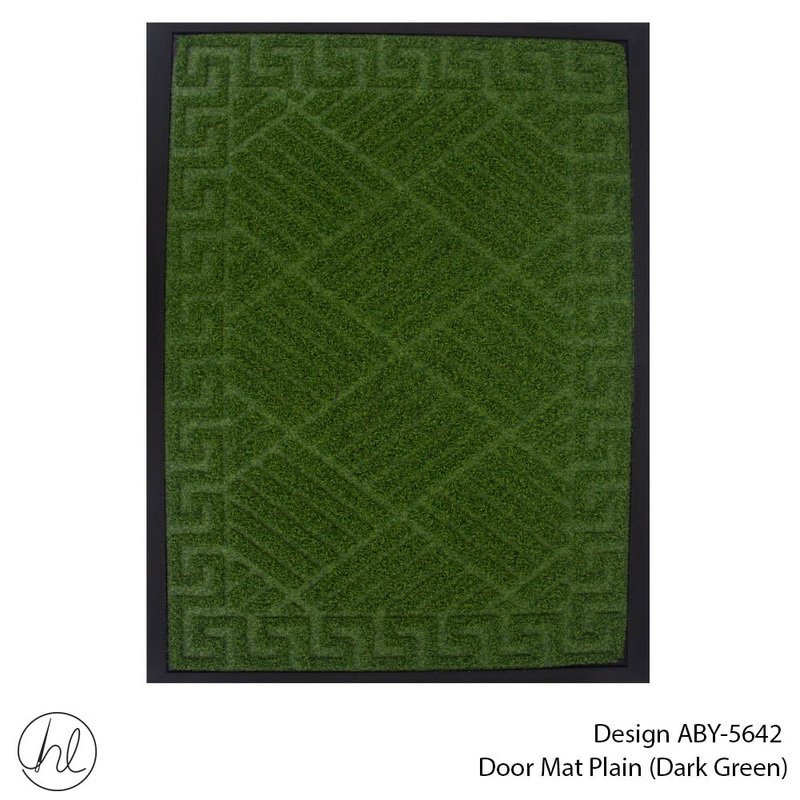 DOOR MAT DESIGN6 45X75CM GREEN FREE
