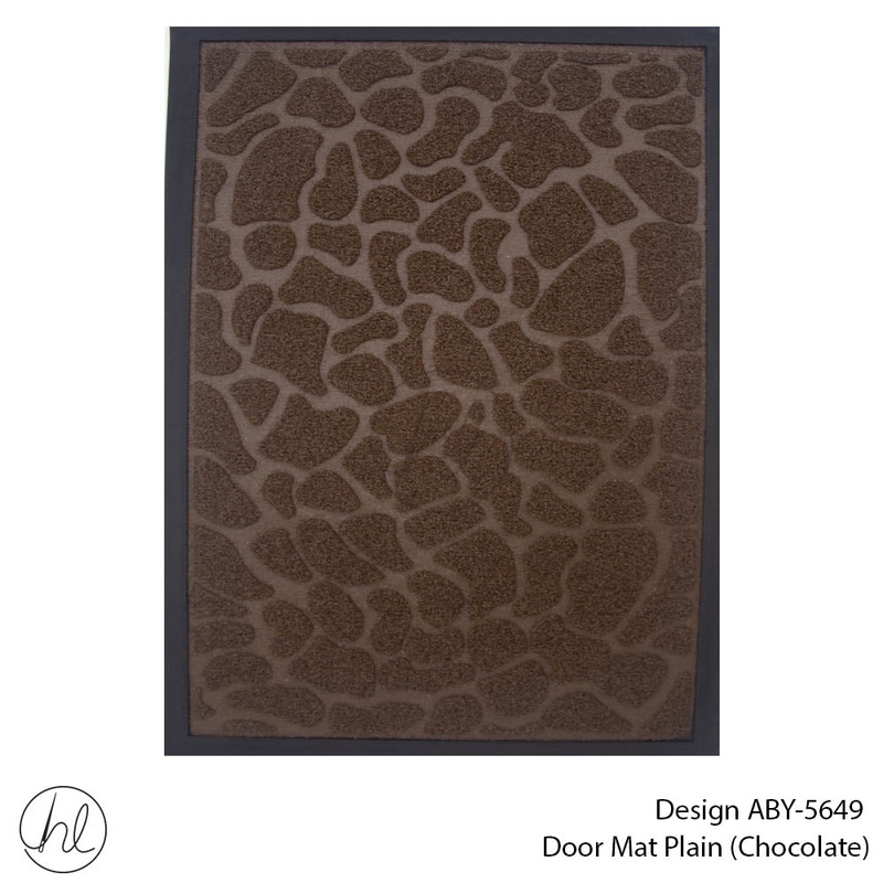 DOOR MAT DESIGN7 45X75CM CHOCOLATE FREE