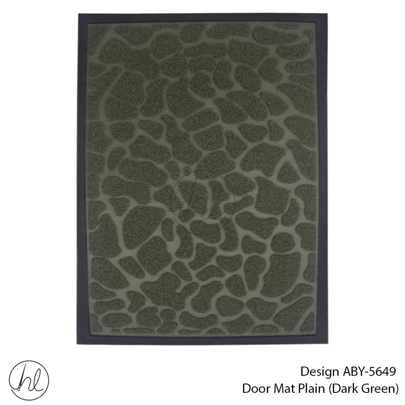 DOOR MAT DESIGN7 45X75CM D/GREEN FREE