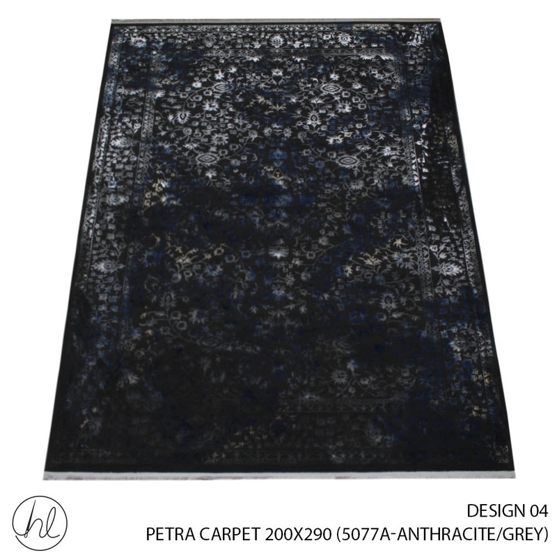 PETRA CARPET 200X290 DESIGN 04 ANTHRACITE/GREY