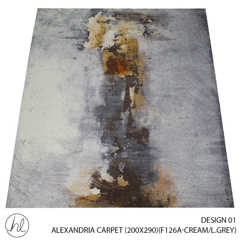 ALEXANDRIA CARPET 200X290 DESIGN 01 CREAM/L.GREY