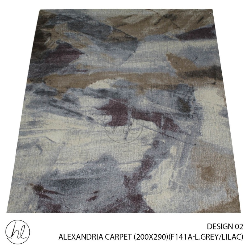 ALEXANDRIA CARPET 200X290 DESIGN 02 GREY/LILAC