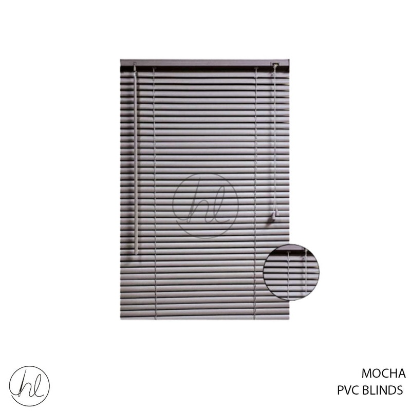 BLIND PVC 25MM MOCHA 100X120