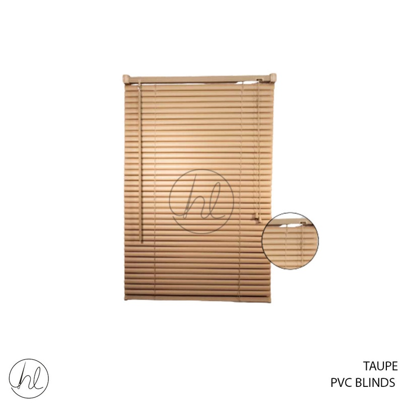 BLIND PVC 25MM TAUPE 210X220