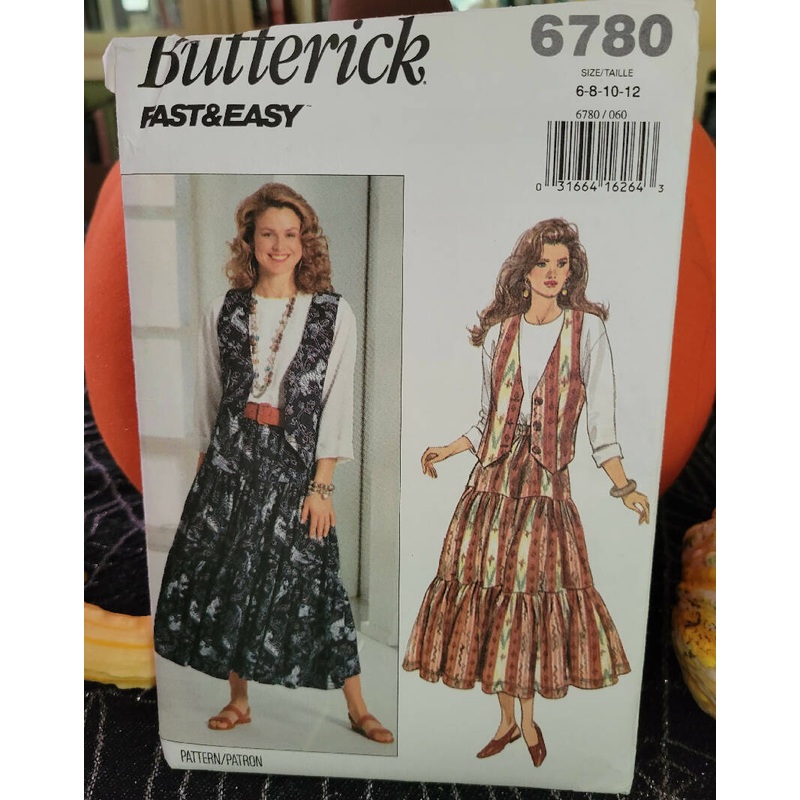 Butterick Fast & Easy Pattern #6780