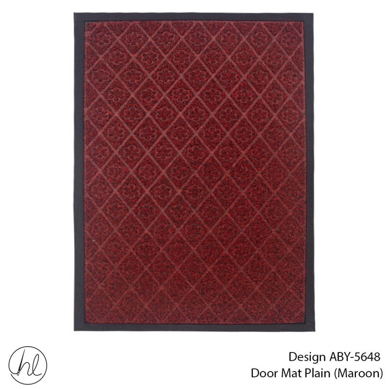 DOOR MAT DESIGN12 45X75CM RED FREE
