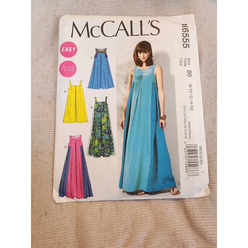 McCall's 6555 - Misses Dresses, UC/FF, SZ 8-16