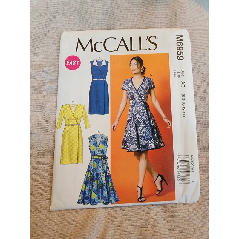 McCall's 6959 - Misses Dresses, UC/FF, SZ 6-14