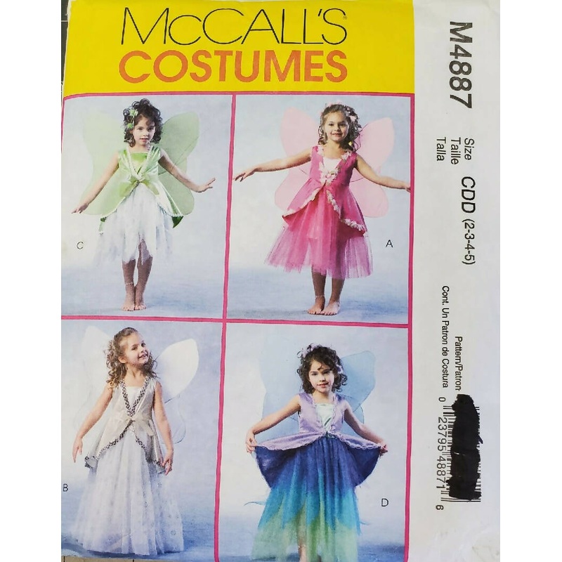 McCall's Girls Costumes M4887