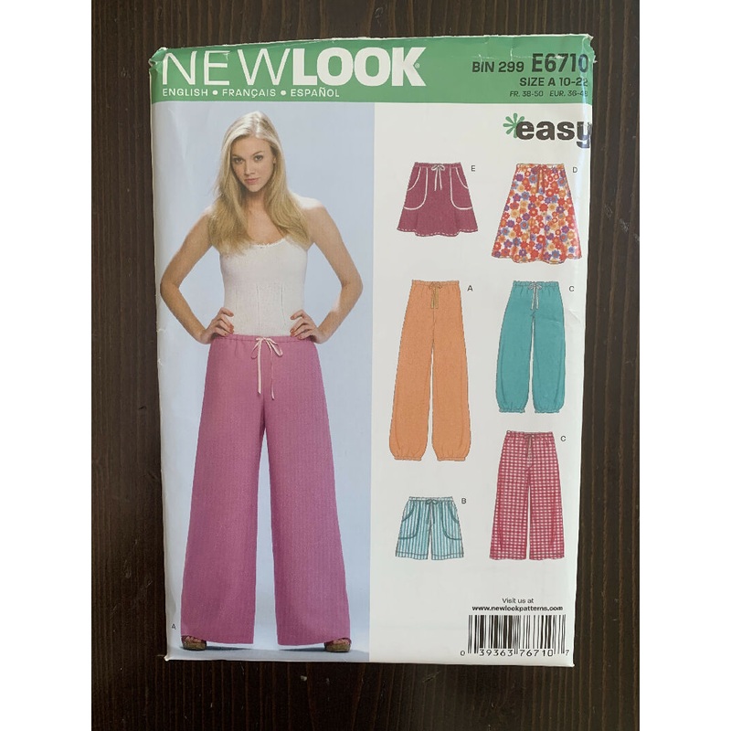 New Look E6710 Misses' Seven Sizes in One