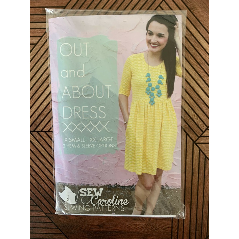 SEW CAROLINE Out and About Dress Size XS-XXL Uncut/FF