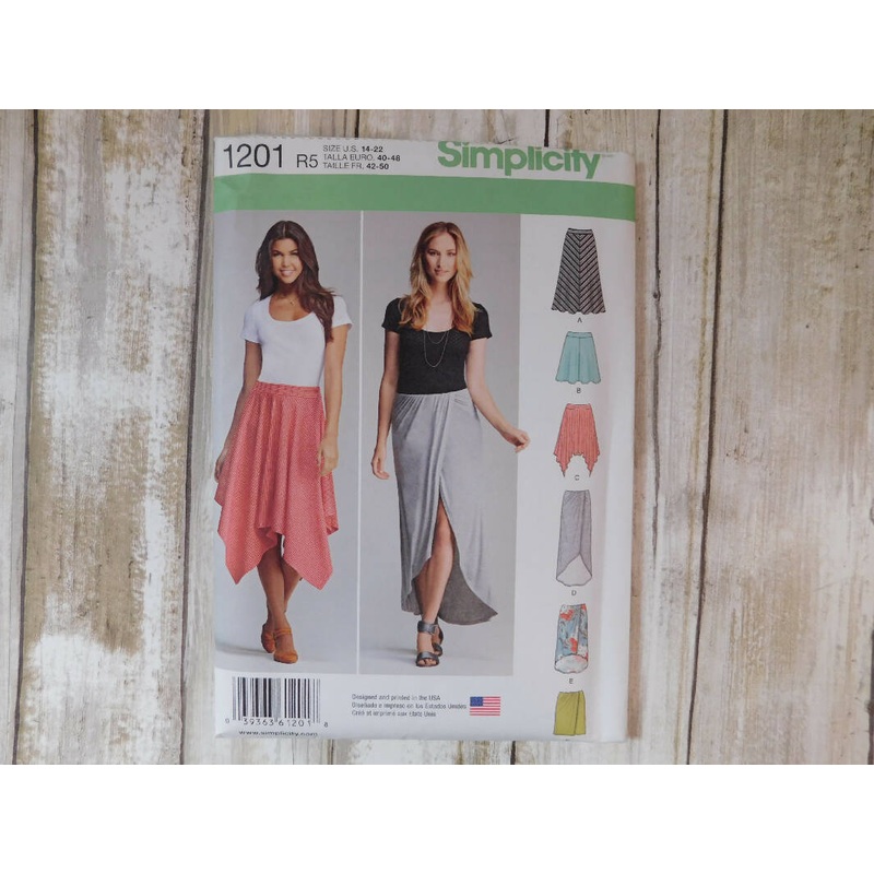 Simplicity skirt pattern 1201