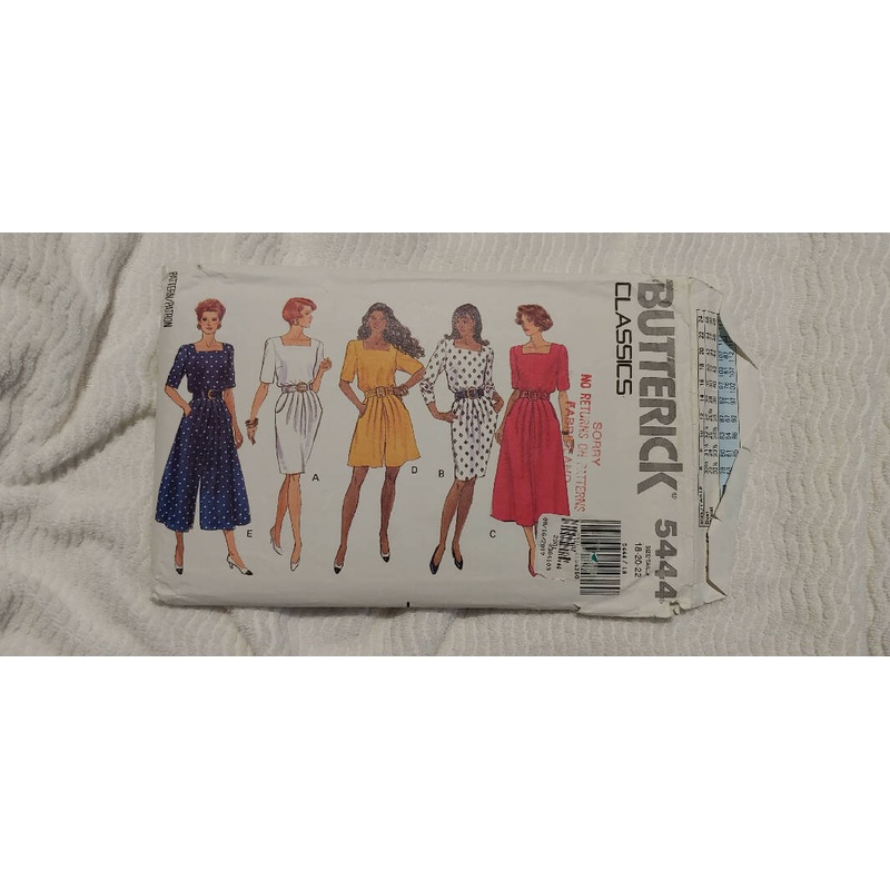 Butterick Classics sewing pattern
