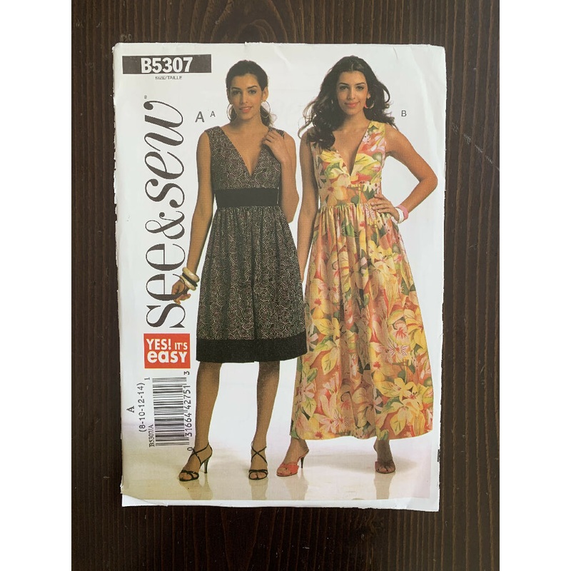 Butterick See & Sew B5307 Misses' Dress