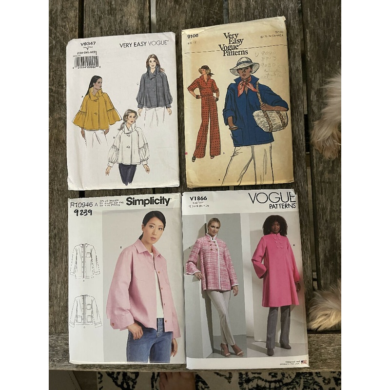 Lot of VOGUE Jacket sewing patterns